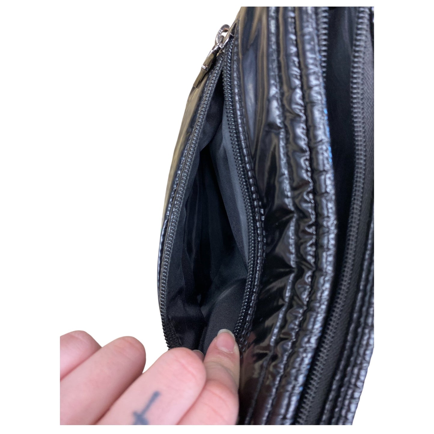 Handbag By Think Royln In Black, Size:Small