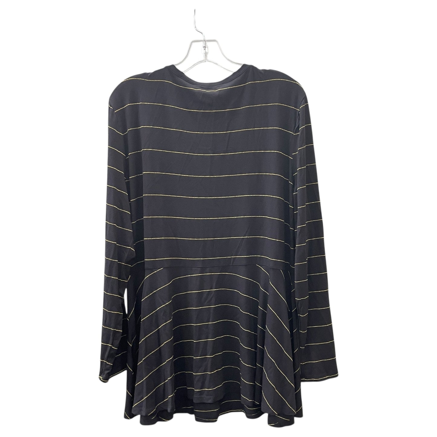 Top Ls By Matilda Jane In Black & Gold, Size:1X