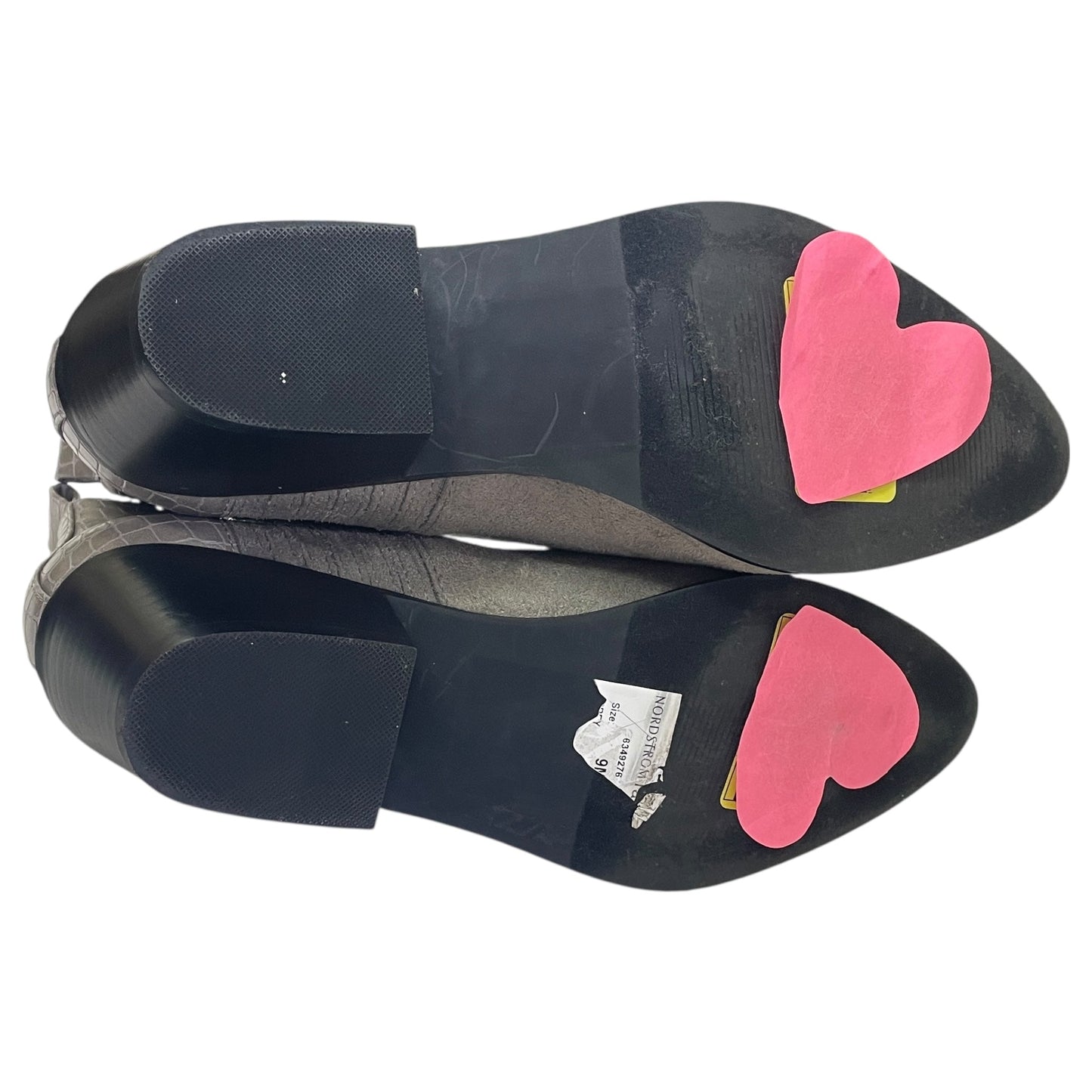 Boots Ankle Heels By SHEIN In Grey, Size:9