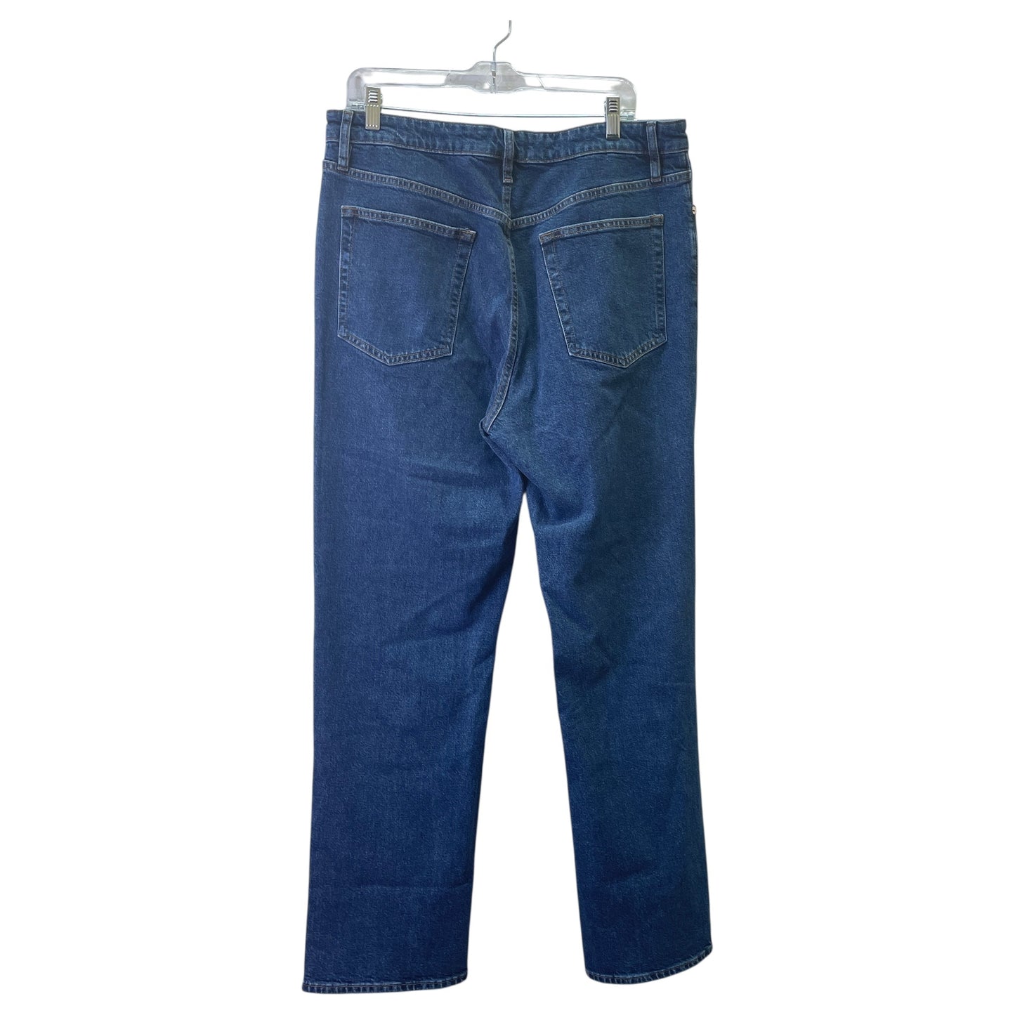 JEANS STRAIGHT by FRAME in BLUE DENIM, Size:14