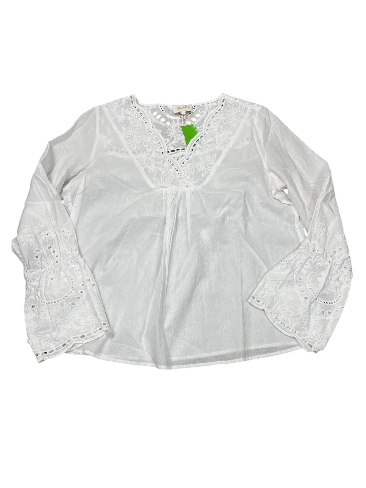 Top Ls By Laundry In White, Size:M