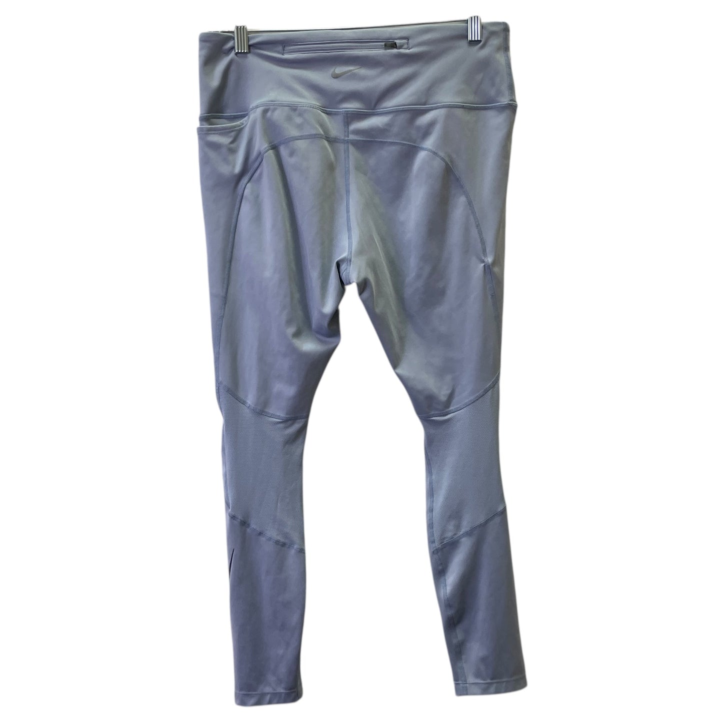 Athletic Leggings By Nike In Blue, Size:L