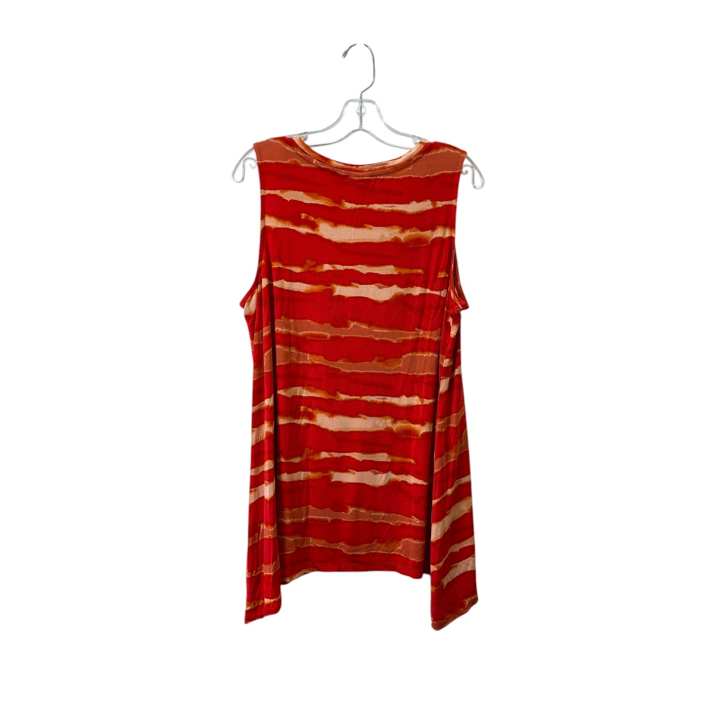 Tank Top By Logo In Orange, Size:Xl