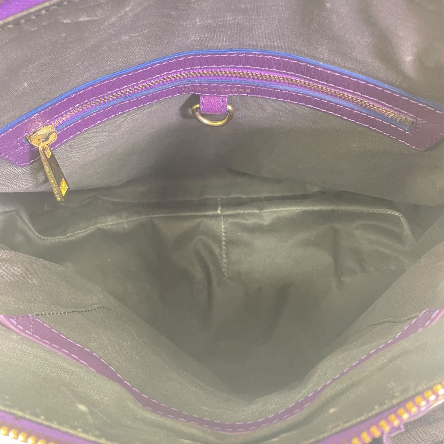 Handbag Luxury Designer By Marc Jacobs In Purple, Size:Large