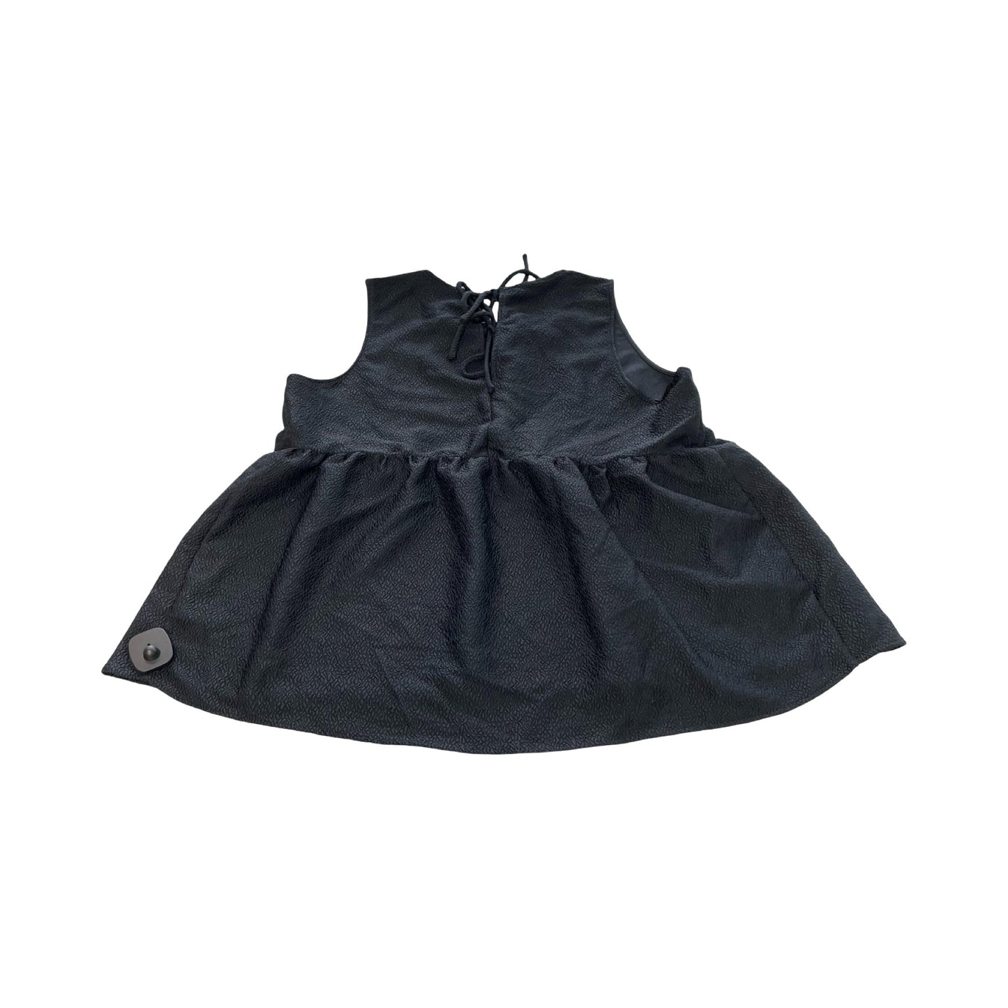 Top Sleeveless By Who What Wear In Black, Size:Xxl