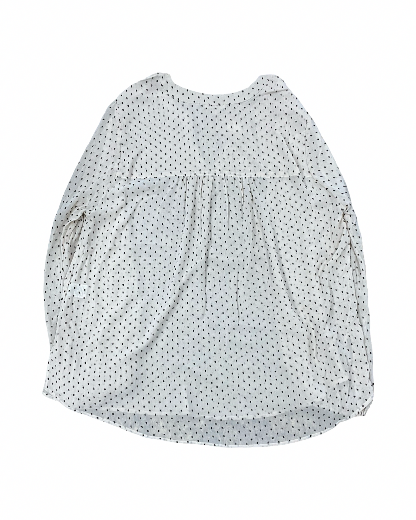 Top Ls By Kori America In Black & Cream, Size:1X