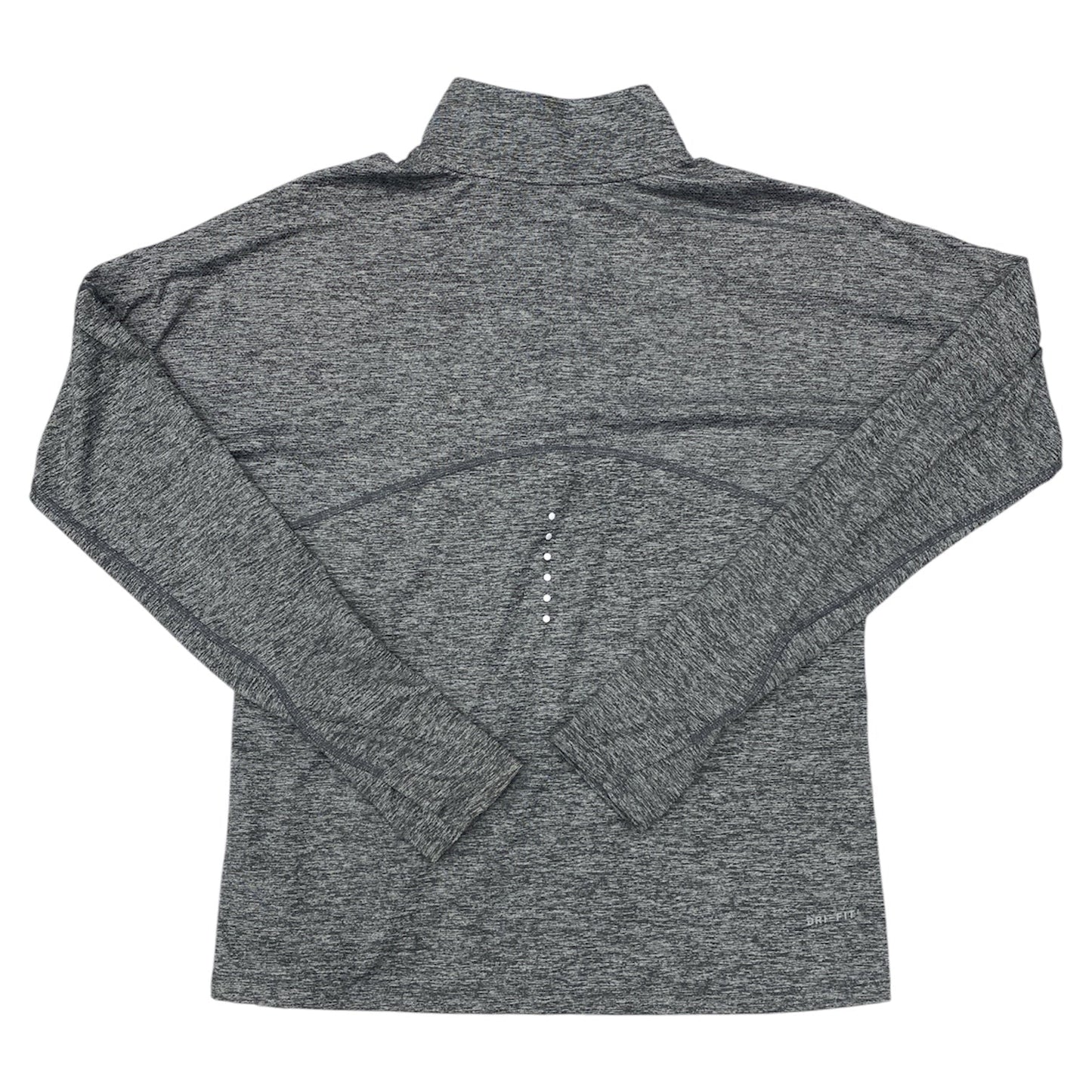 Athletic Top Ls Collar By Nike In Grey, Size:S