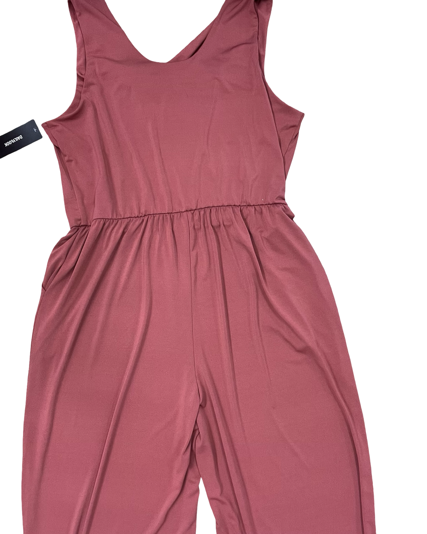 Jumpsuit By Gilli In Coral, Size:3X