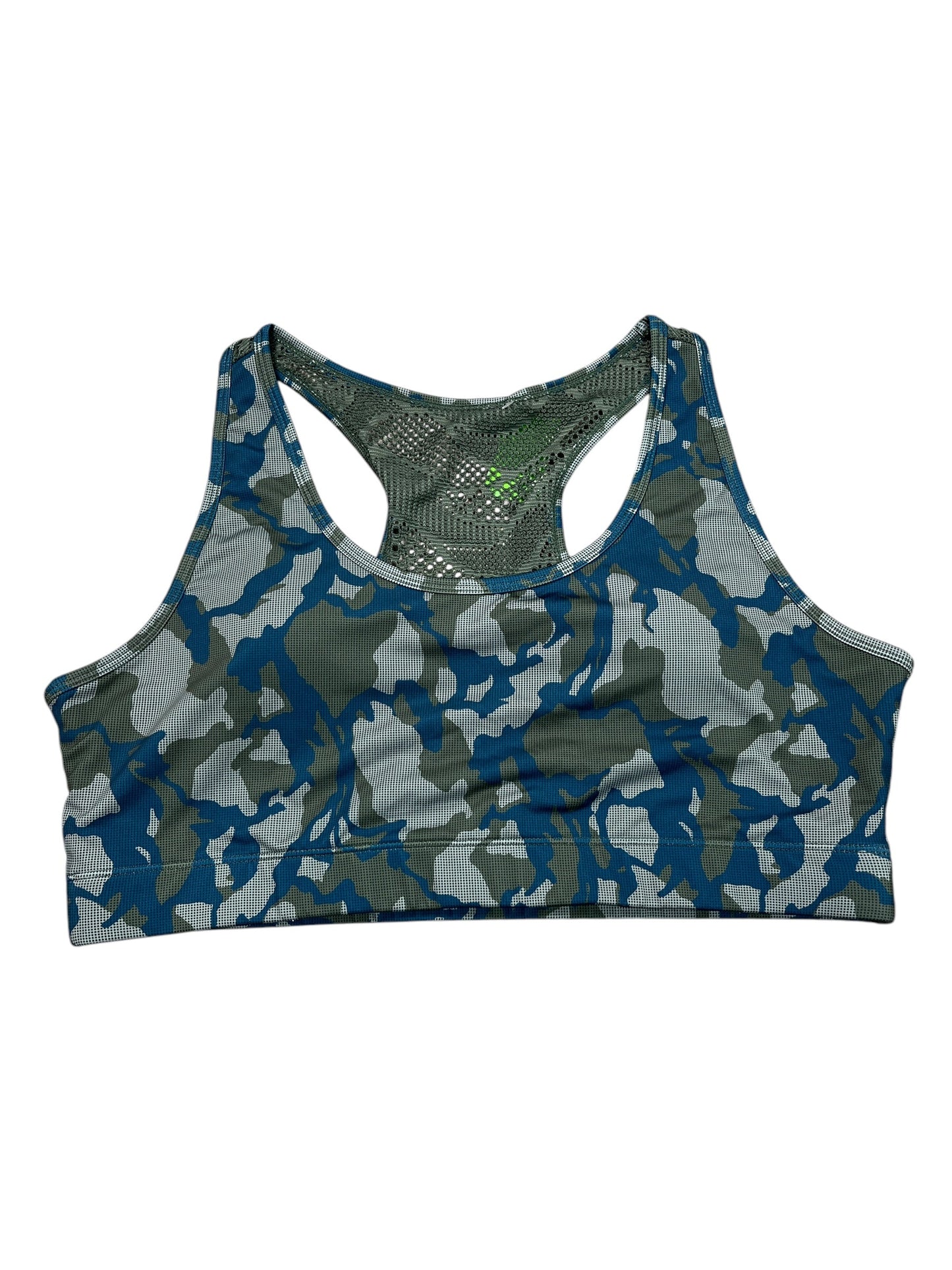 Athletic Bra By Zyia In Blue & Green, Size:Xxl
