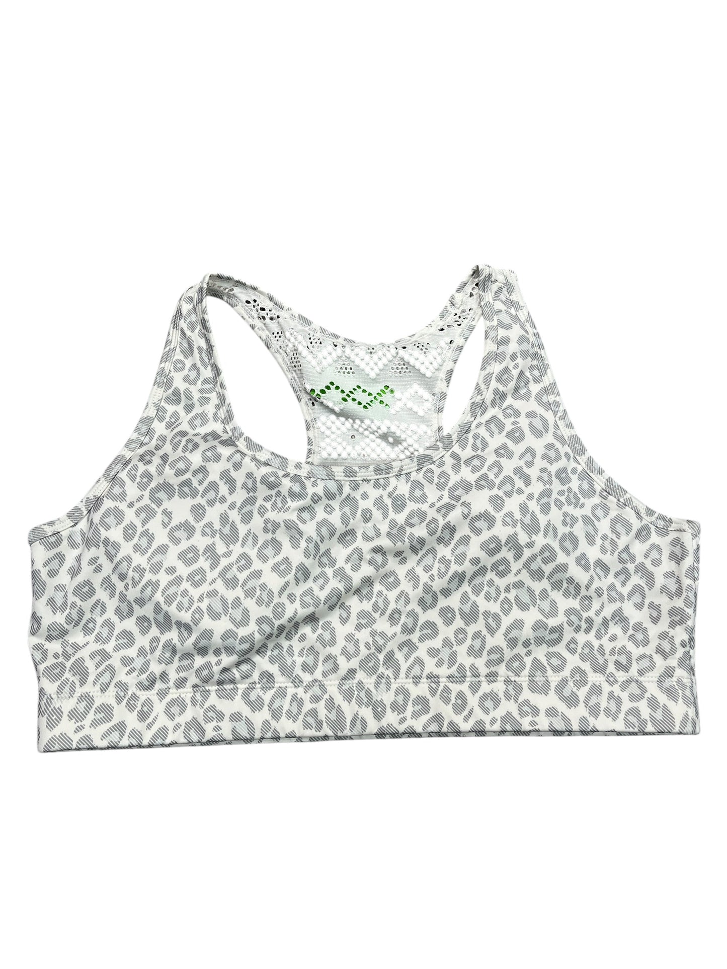 Athletic Bra By Zyia In White, Size:Xxl