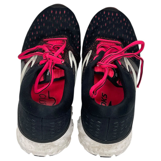 Shoes Athletic By Brooks In Black & Pink, Size:8