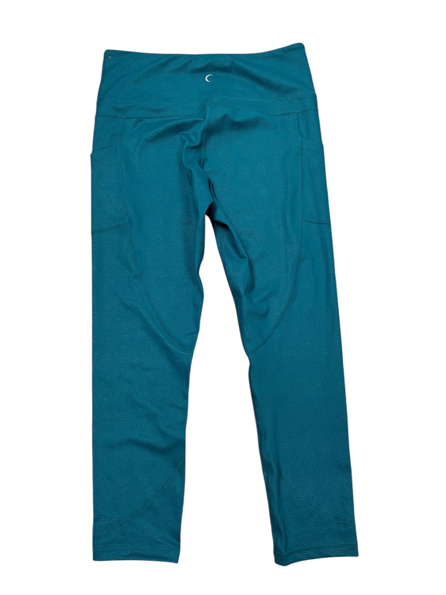 Athletic Leggings Capris By Zyia In Teal, Size:L