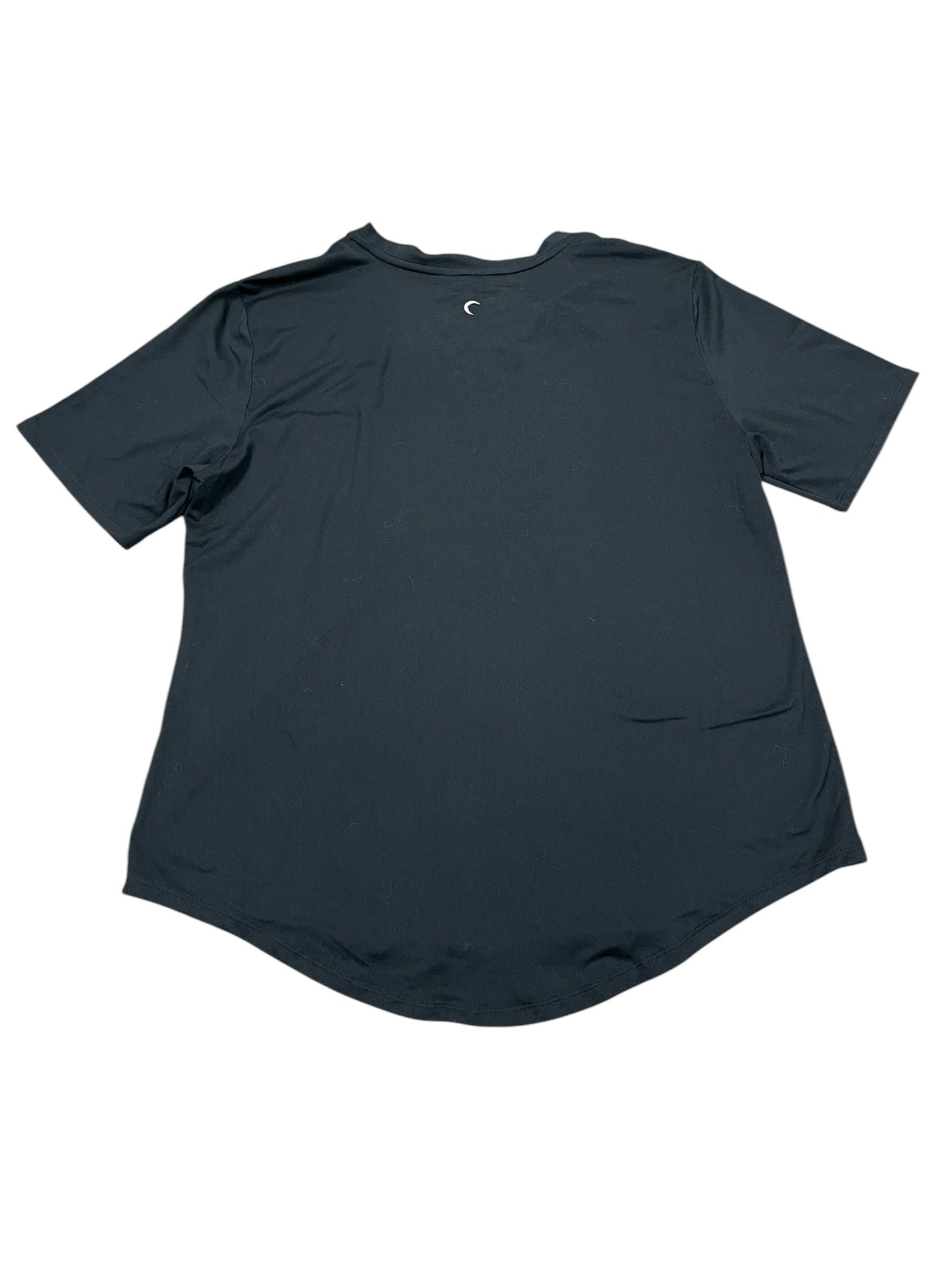 Athletic Top Ss By Zyia In Black, Size:3X