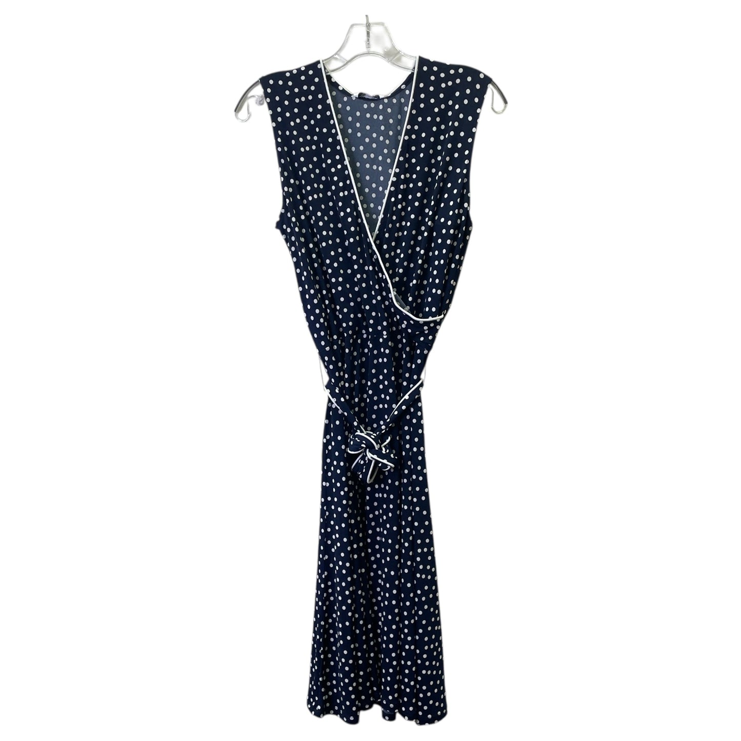 Dress Casual Midi By Leota In Blue, Size:L