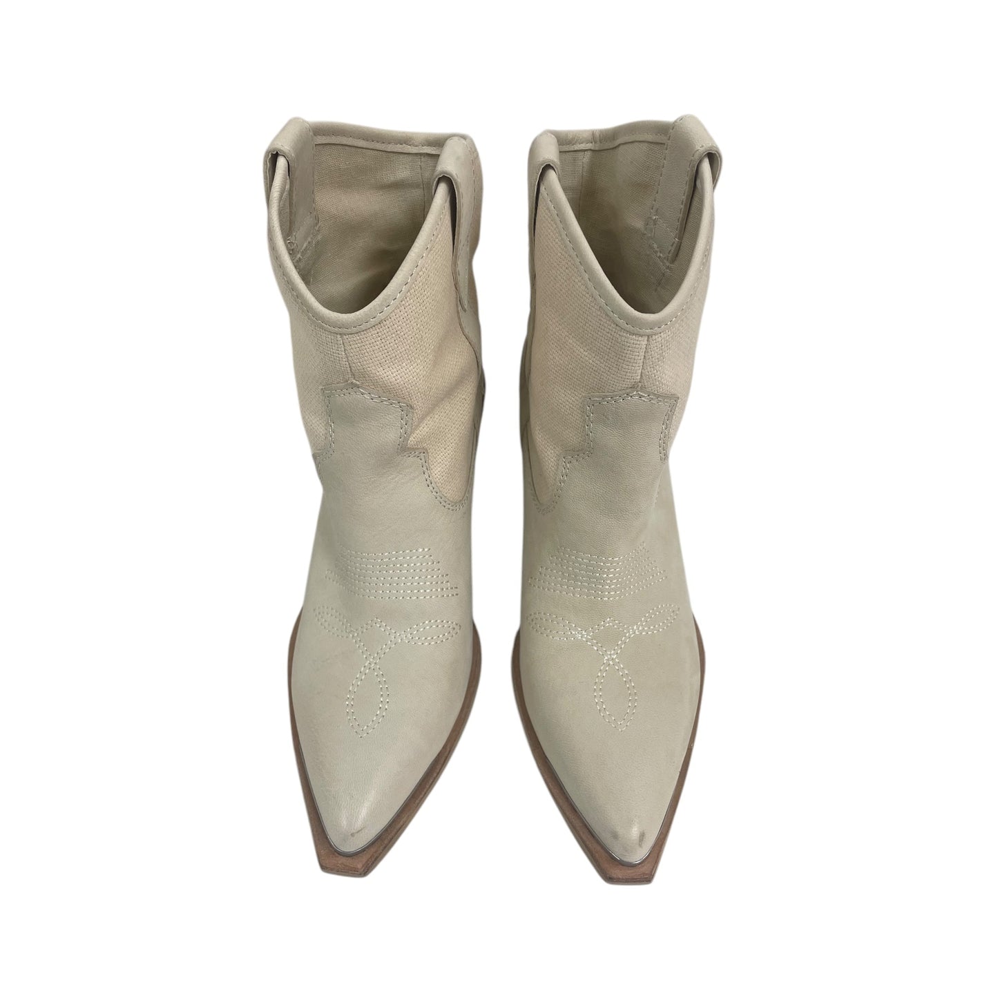 Boots Western By Dolce Vita In White, Size:6.5
