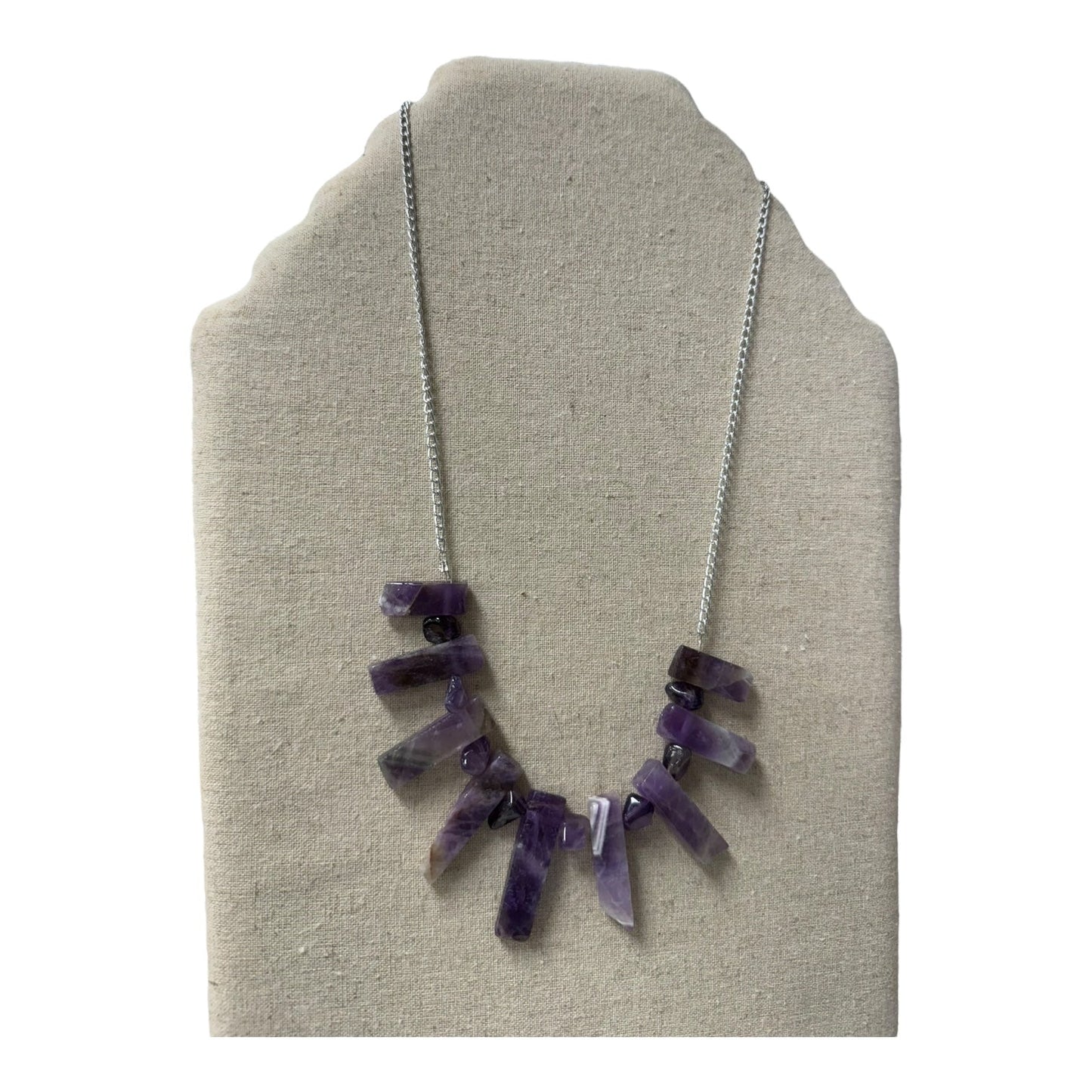 Necklace Statement In Purple
