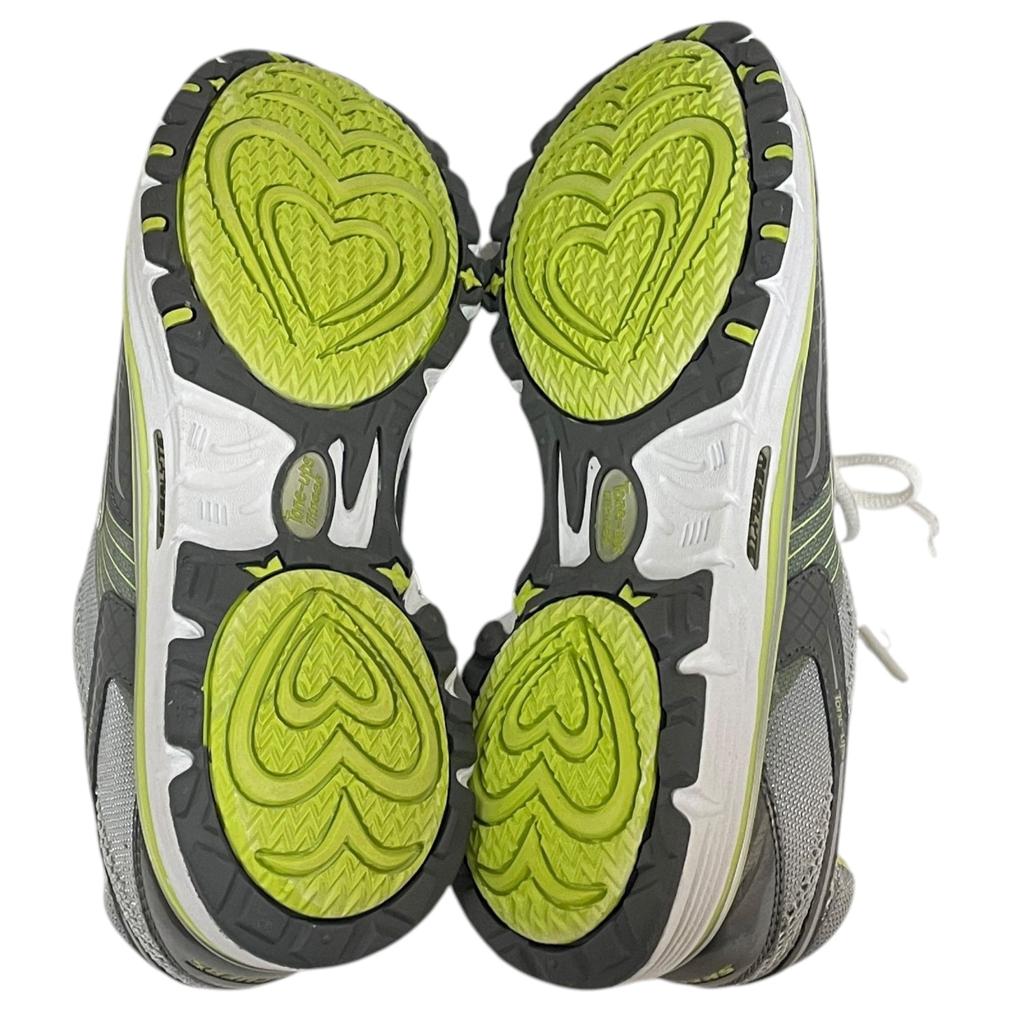 Shoes Sneakers By Skechers In Green & Grey, Size:9.5