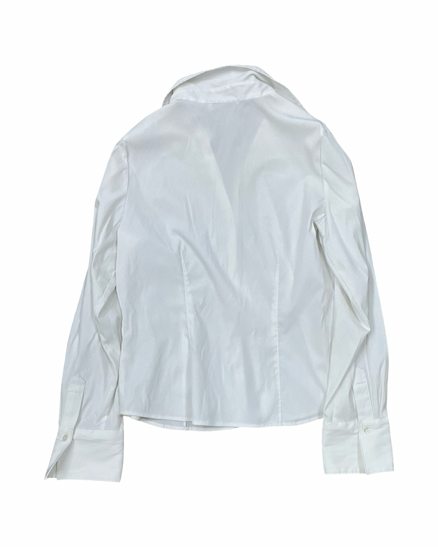 Blouse Ls By Fred David In White, Size:M