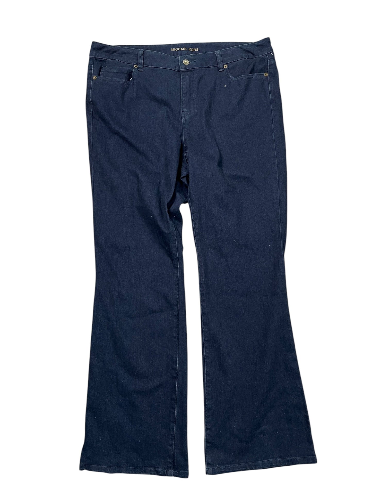 Jeans Designer By Michael Kors In Blue Denim, Size:16
