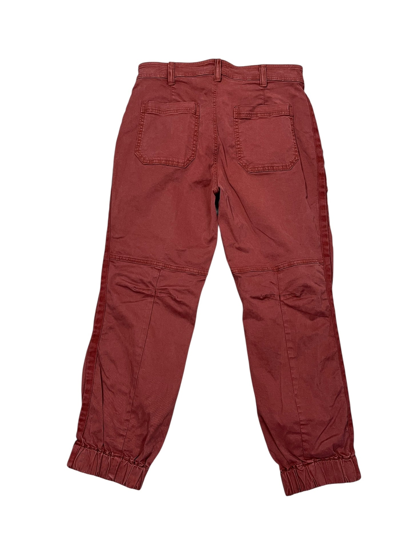 Pants Joggers By Anthropologie In Red, Size:Mp
