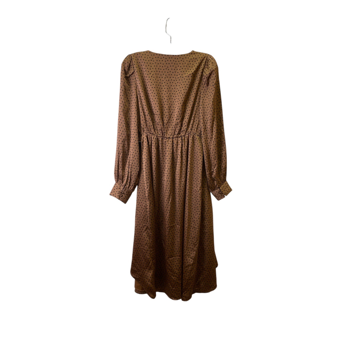 Dress Casual Maxi By Express In Bronze, Size:S
