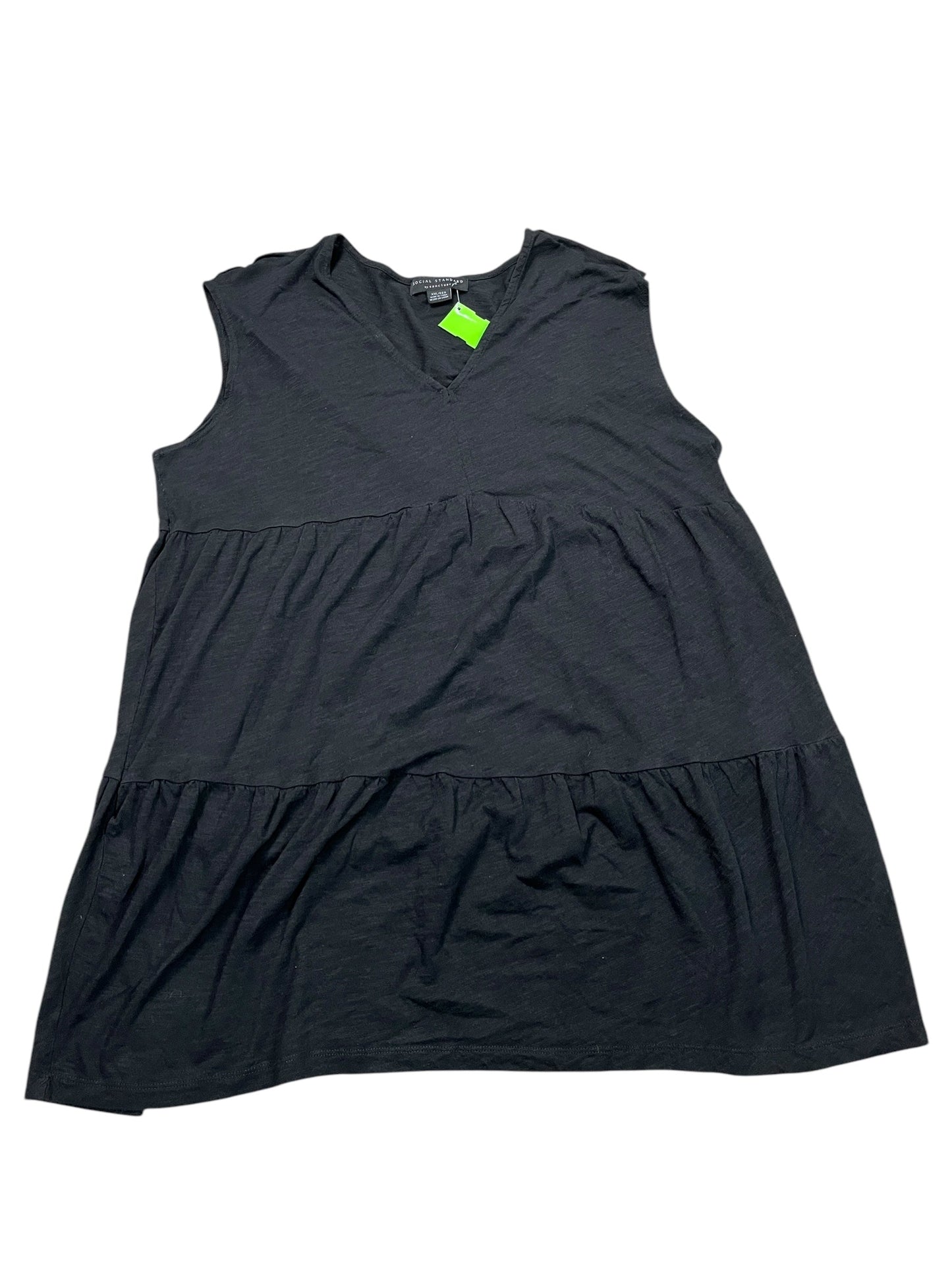 Tunic Sleeveless By Social Standard By Sanctuary In Black, Size:Xxl