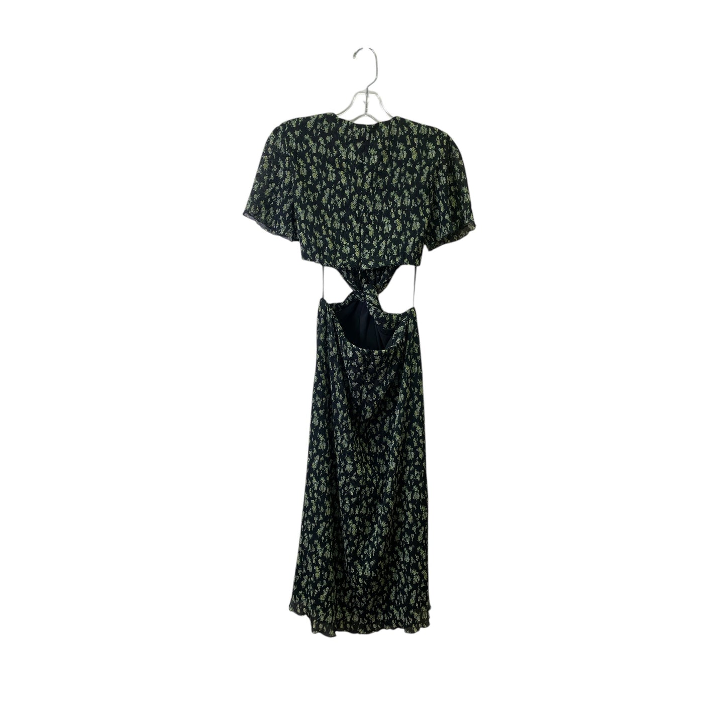 Dress Casual Maxi By Who What Wear In Black & Green, Size:Xs