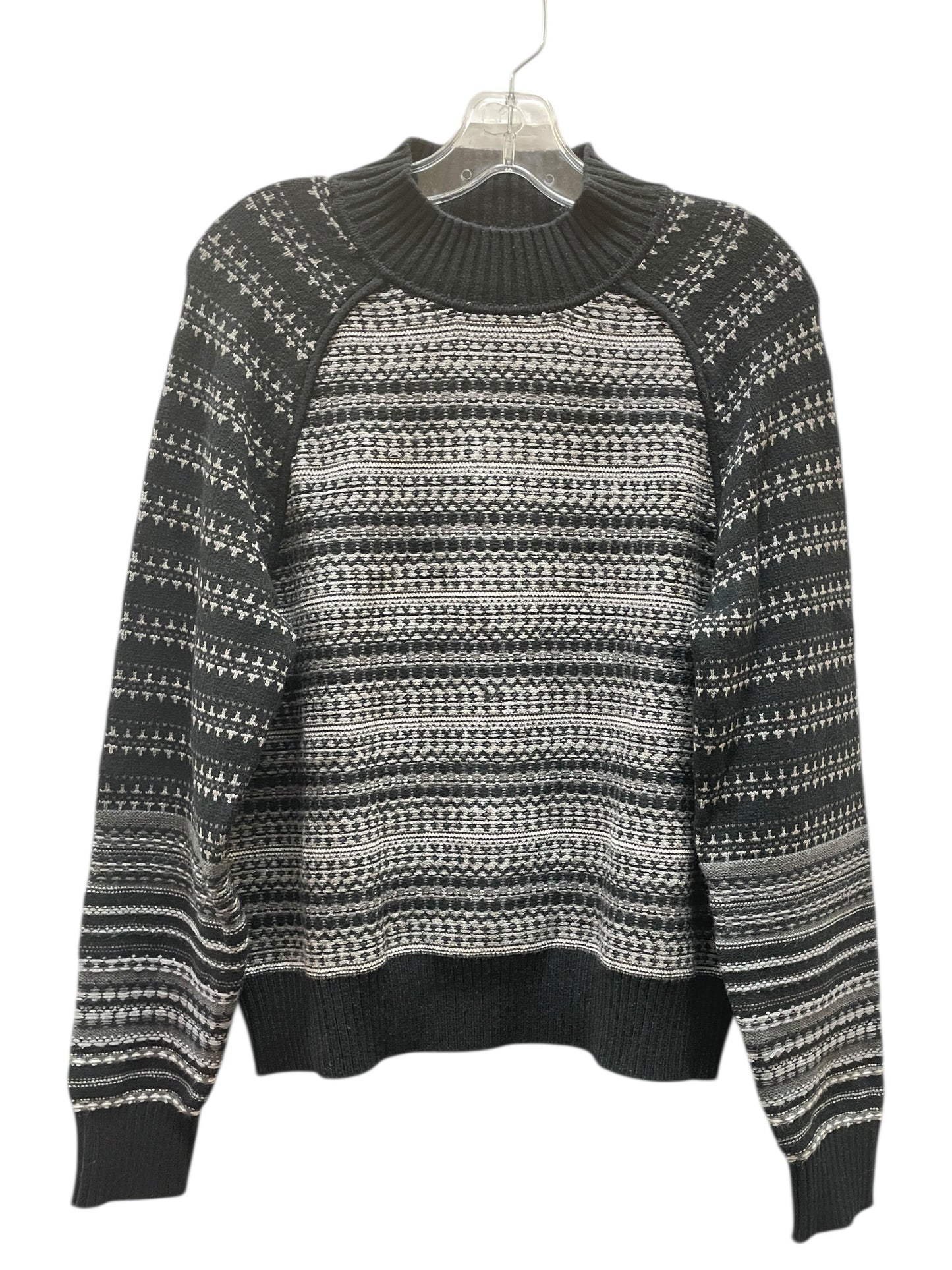 Sweater By Evereve In Black & Grey, Size:S