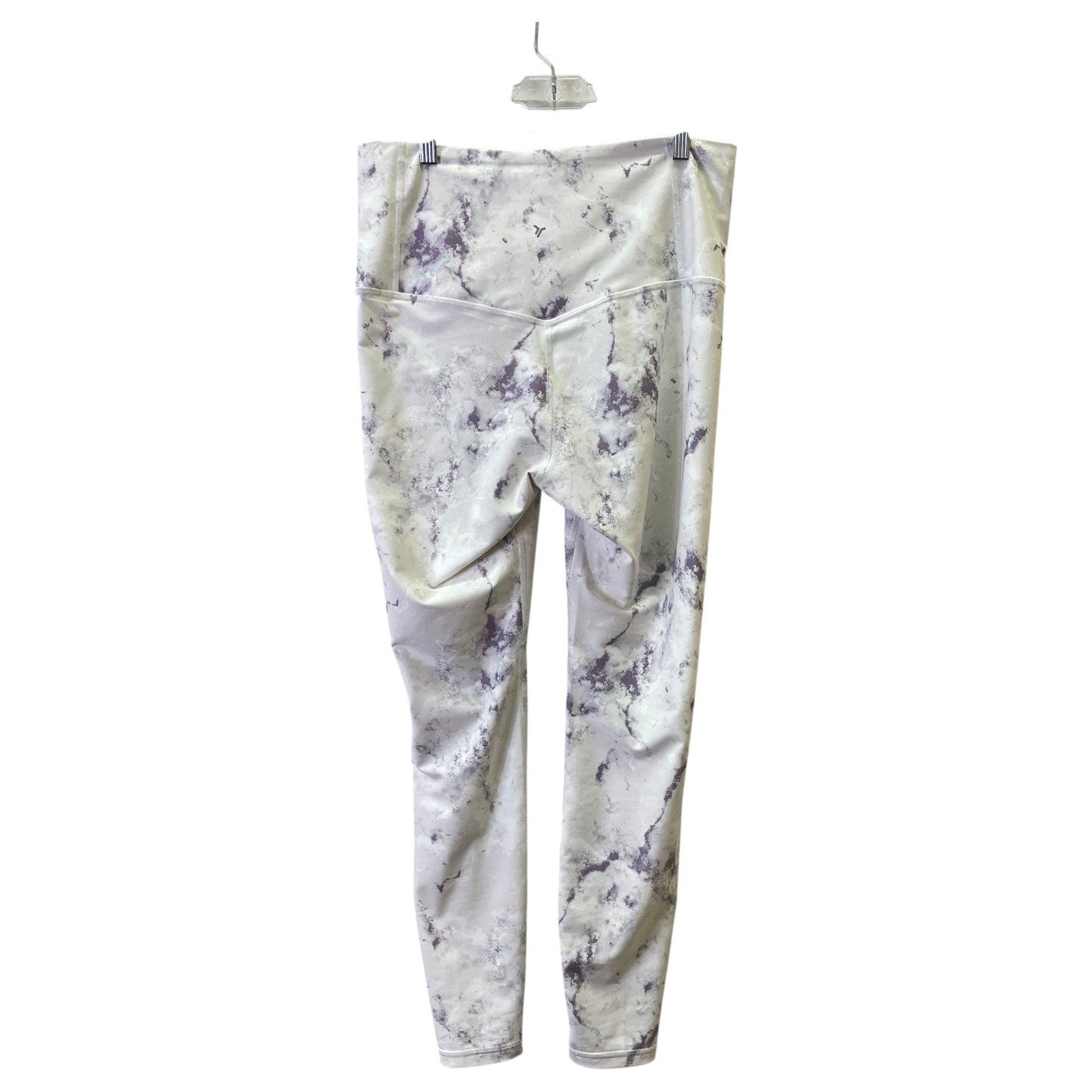 Athletic Leggings By Old Navy In White, Size:L