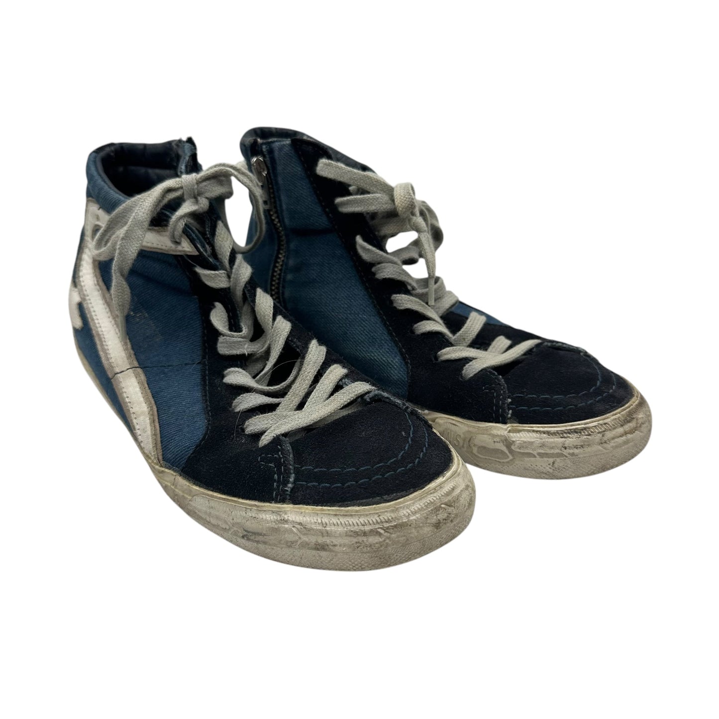 Shoes Luxury Designer By Golden Goose In Blue, Size:8.5