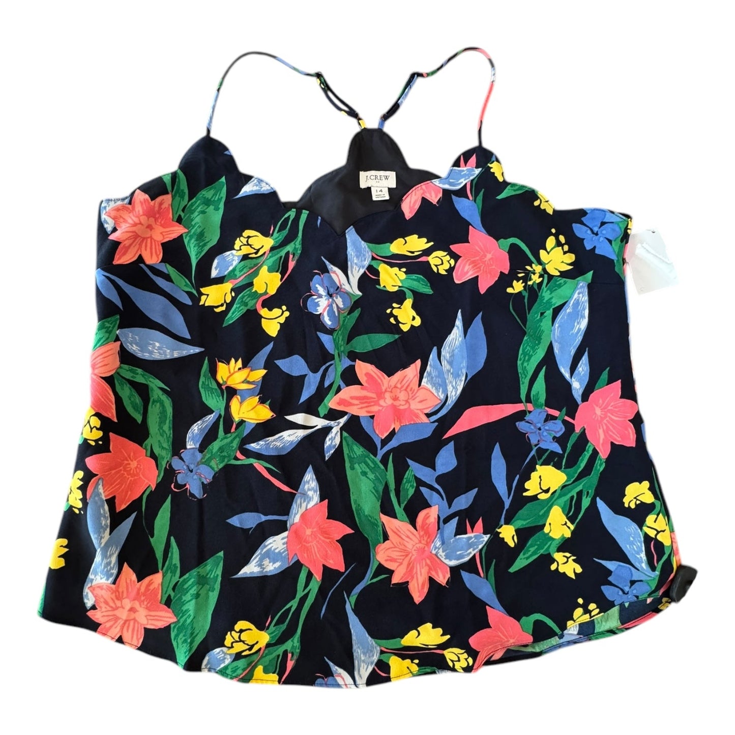 Top Sleeveless By J. Crew In Multi, Size:14