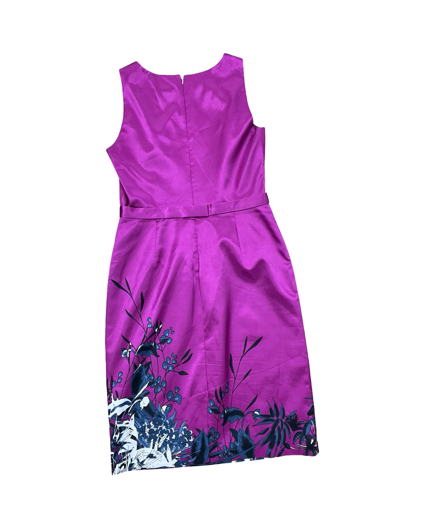 Dress Casual Midi By Tahari In Purple, Size:S
