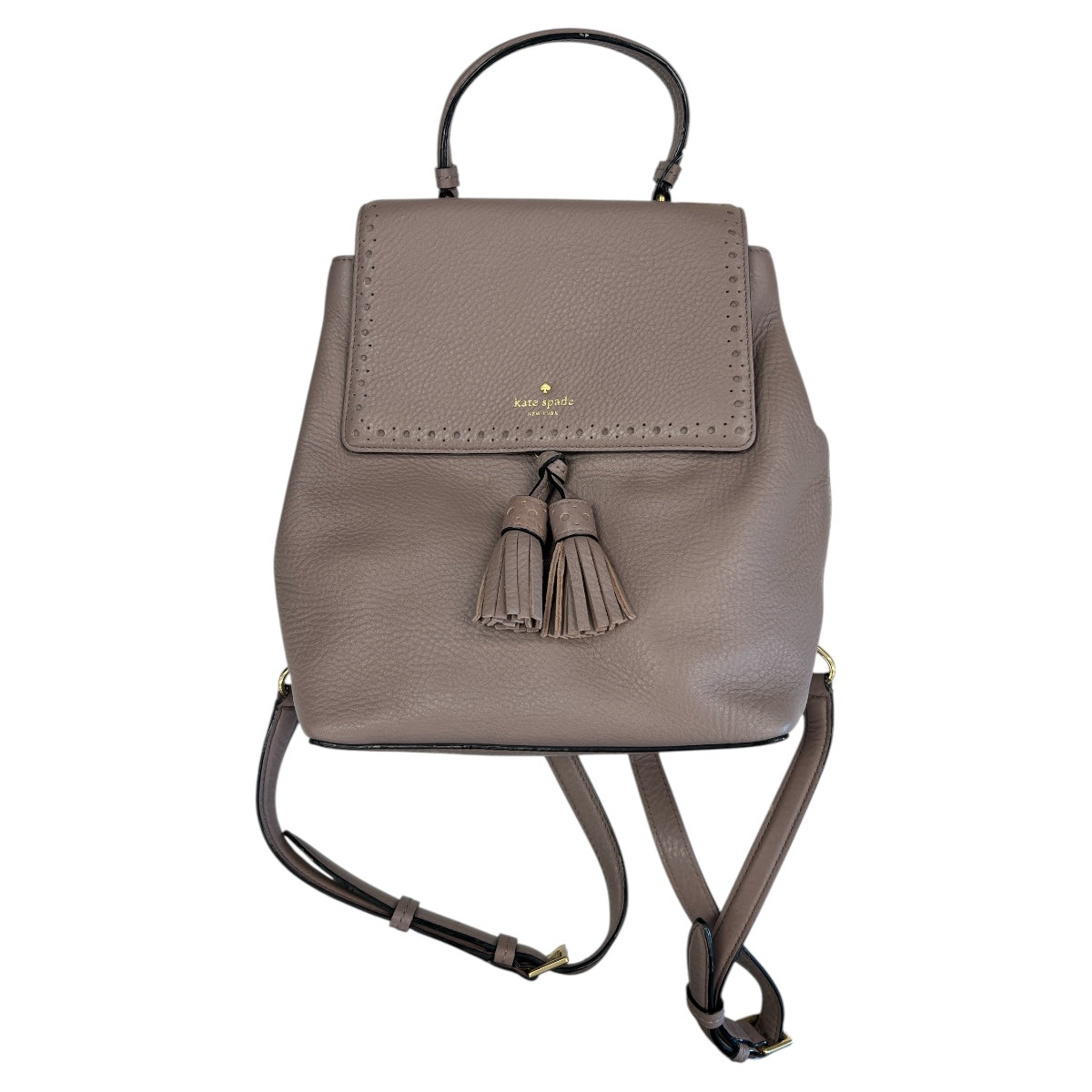 Backpack Designer By Kate Spade In Taupe, Size:Medium