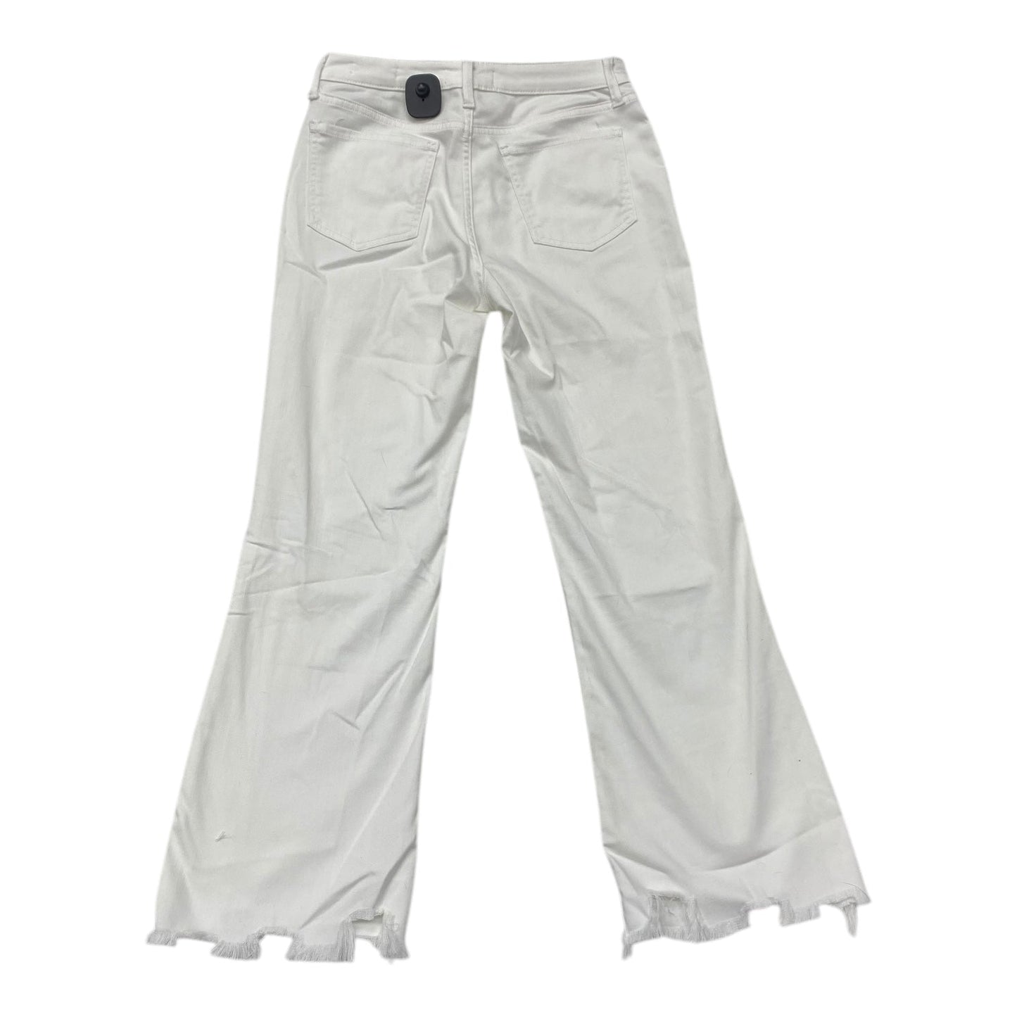 Jeans Cropped By Harper In White Denim, Size:8