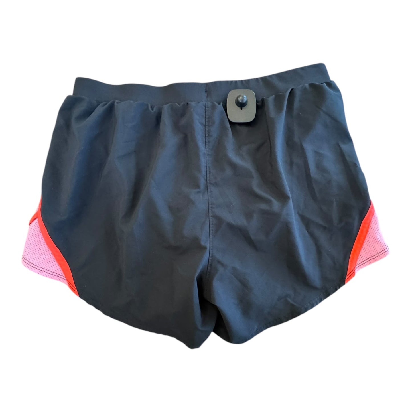 Athletic Shorts By Under Armour In Black & Orange, Size:M