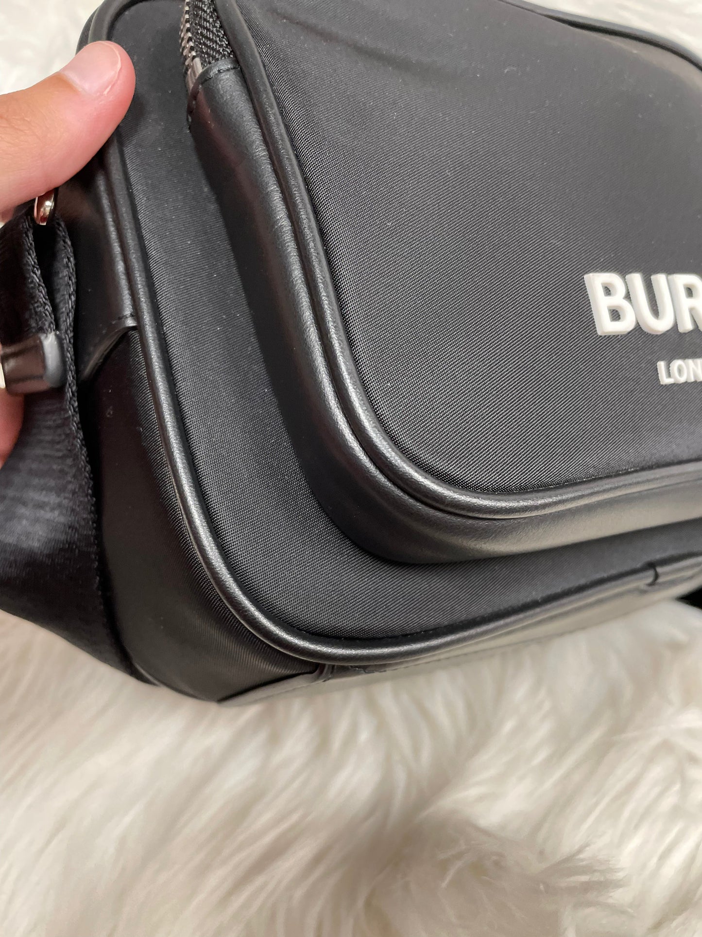 Belt Bag Luxury Designer By Burberry, Size: Medium