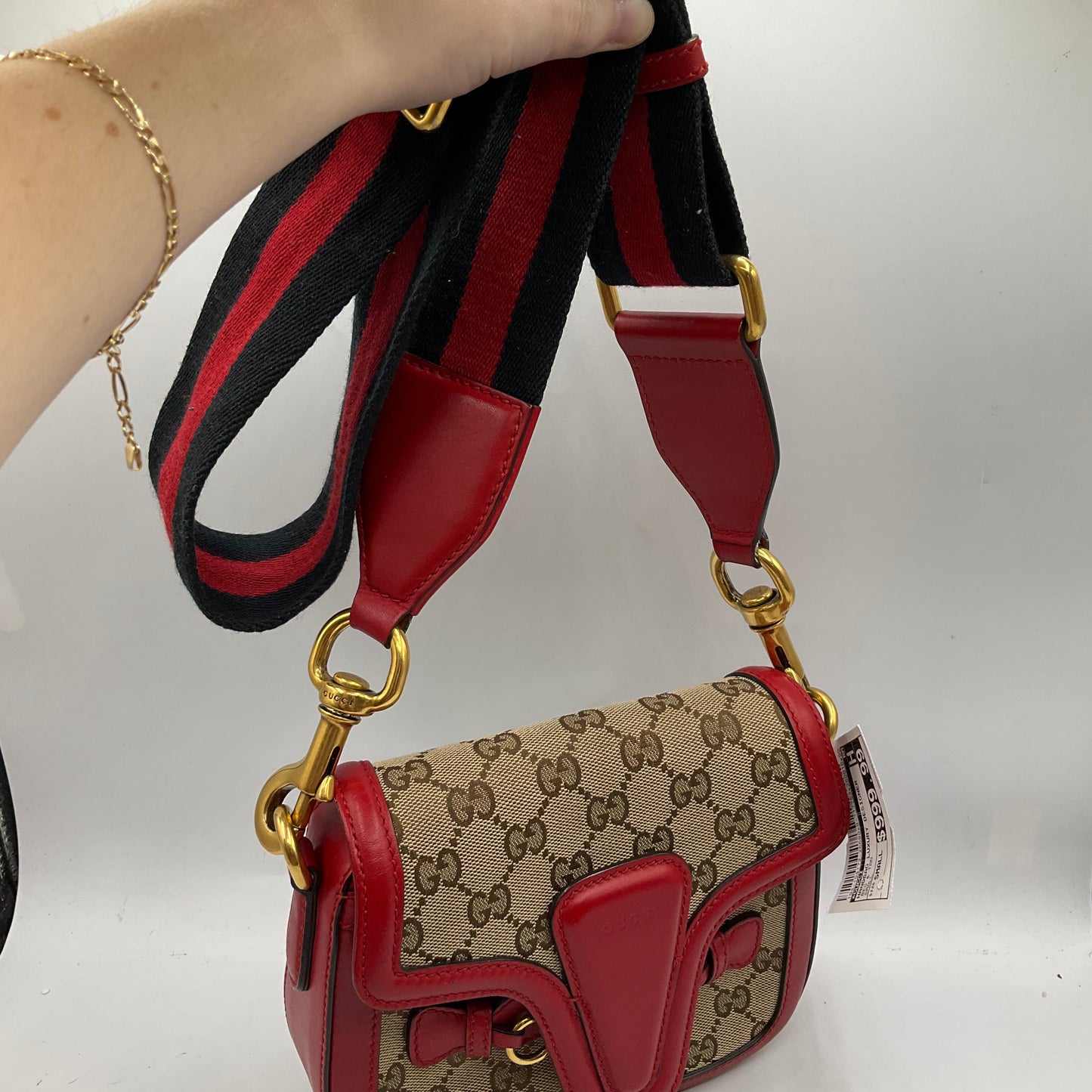 Handbag Luxury Designer By Gucci, Size: Small