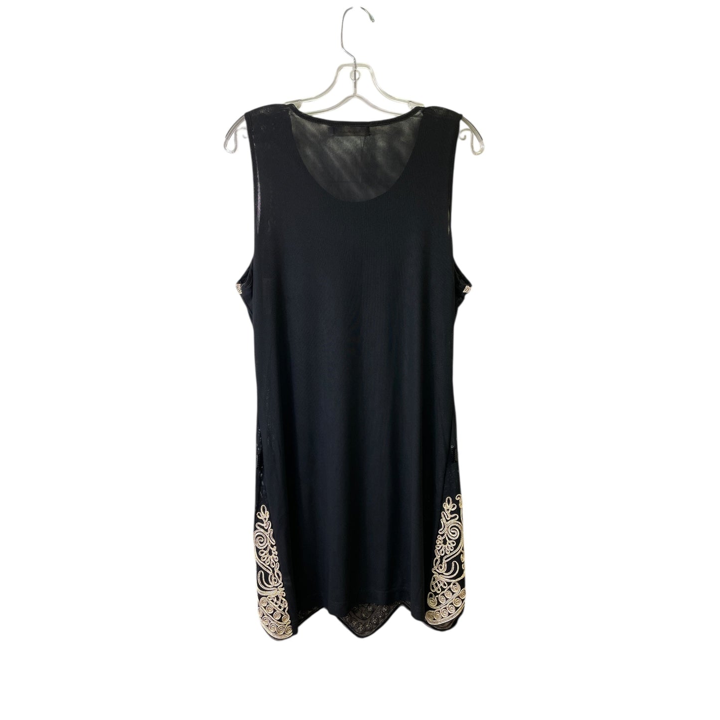 Dress Party Short By Simply Couture In Black & Gold, Size:S