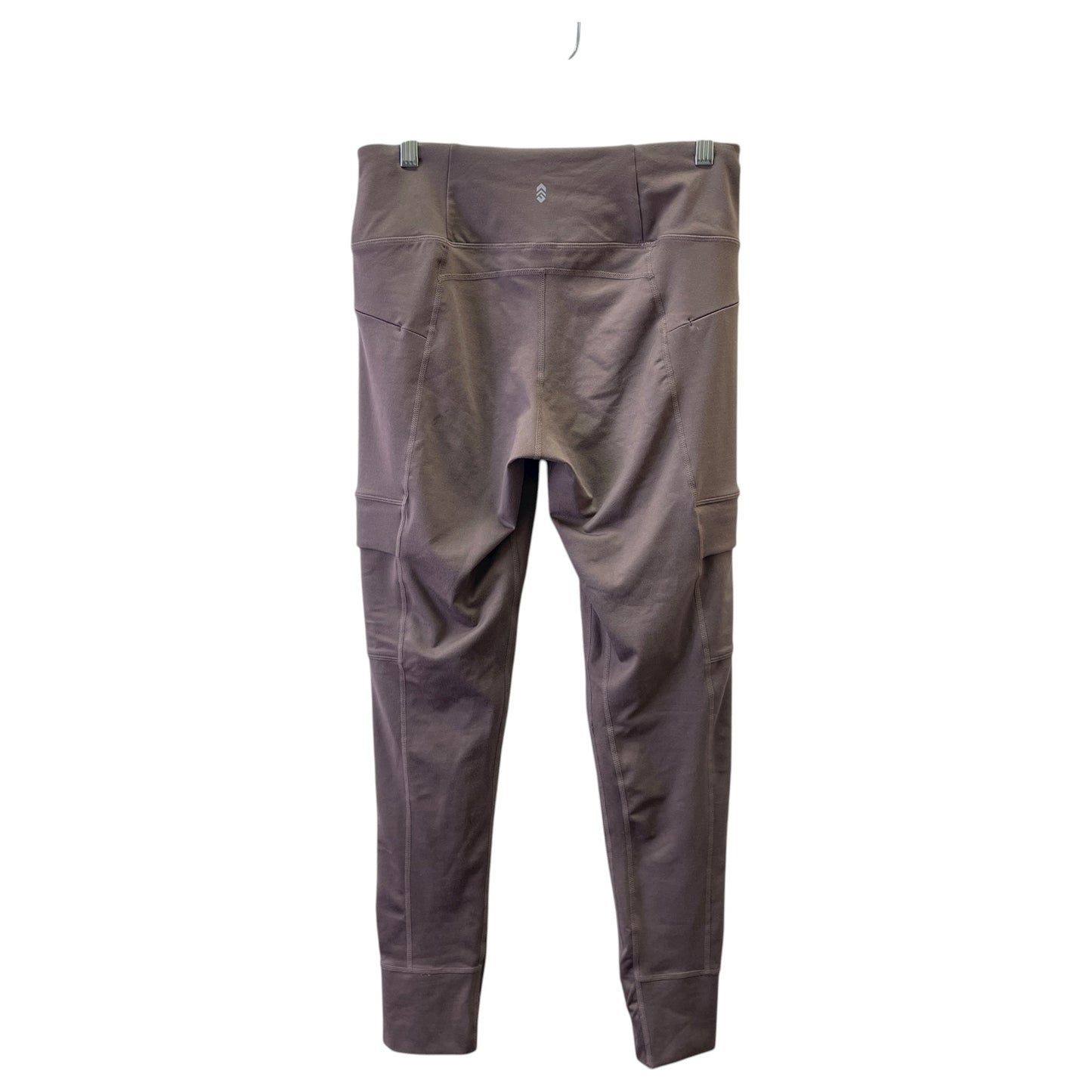 Athletic Leggings By Free Country In Tan, Size:L