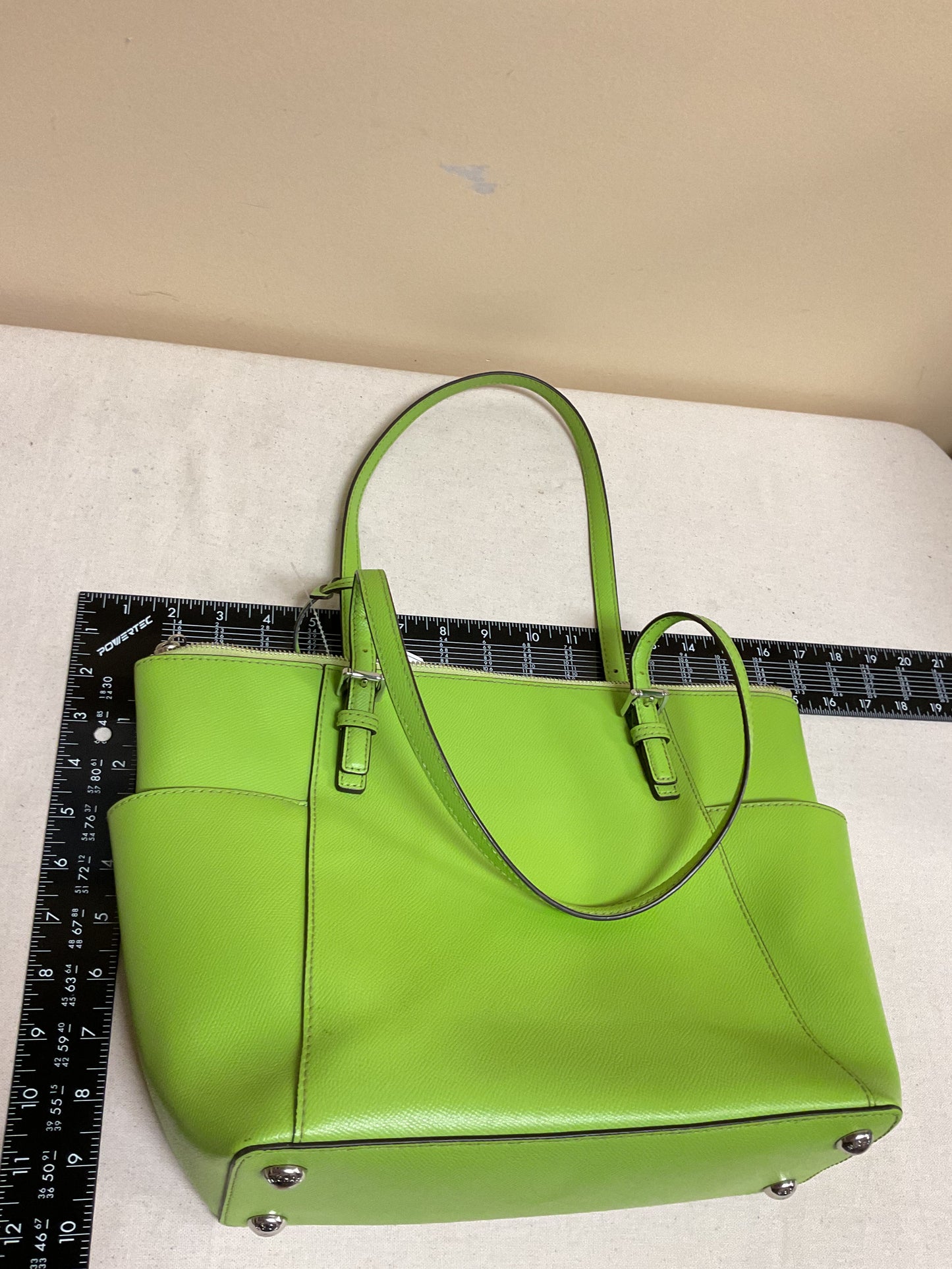 Handbag Designer By Michael Kors In Green, Size:Large