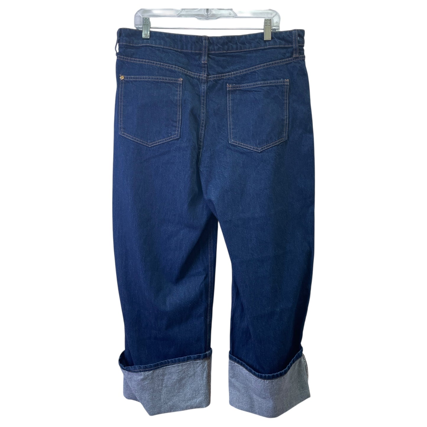 Jeans Wide Leg By Target-Designer In Blue Denim, Size:14
