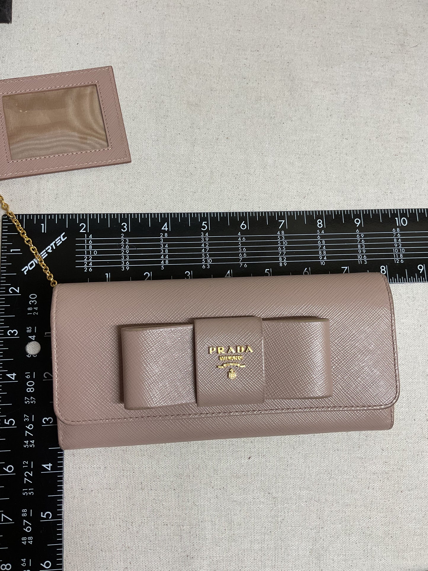 Wallet Luxury Designer By Prada In Pink, Size:Large