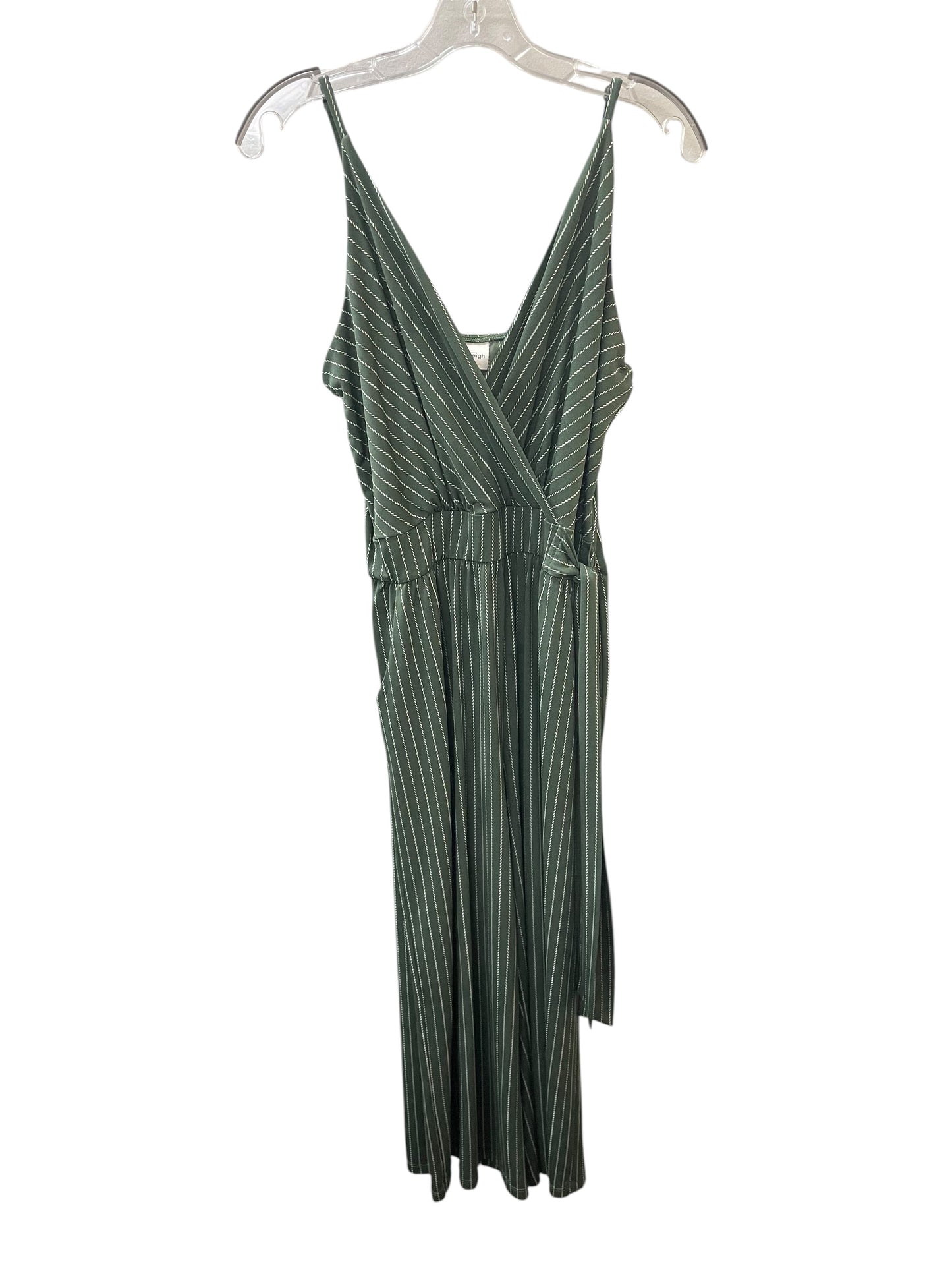 Jumpsuit By Kaileigh In Green & White, Size:L
