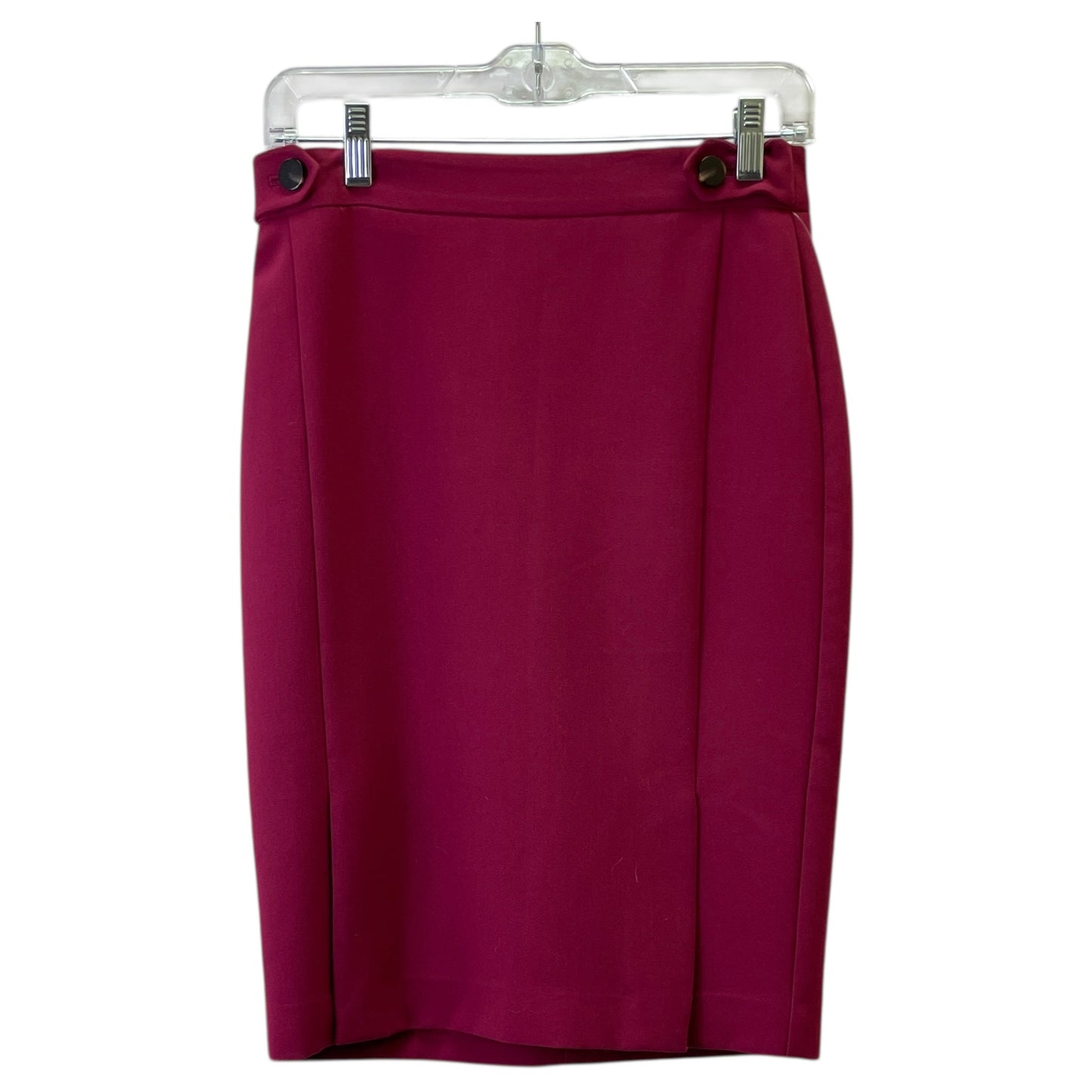 Skirt Mini & Short By Ann Taylor In Maroon, Size:0