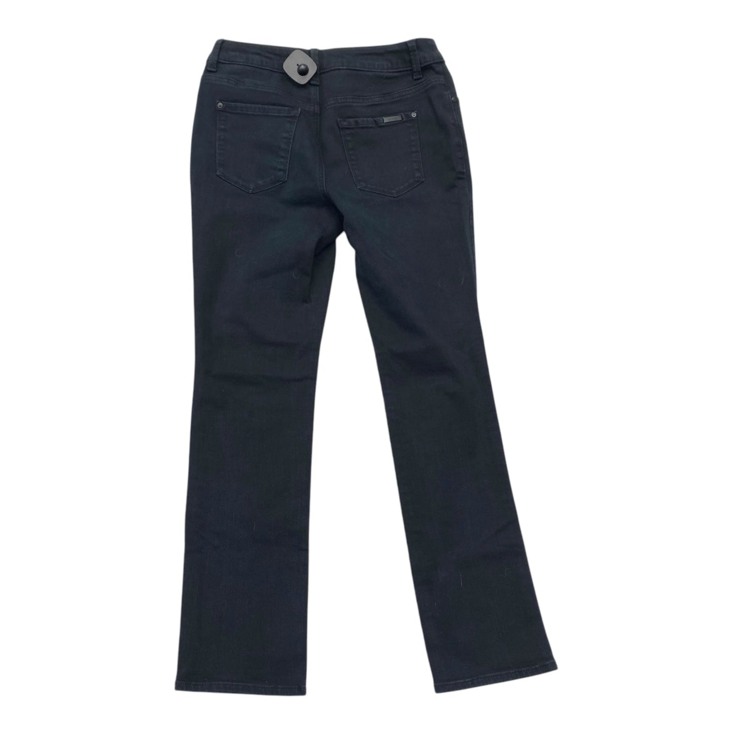 Jeans Straight By Chicos In Black Denim, Size:2