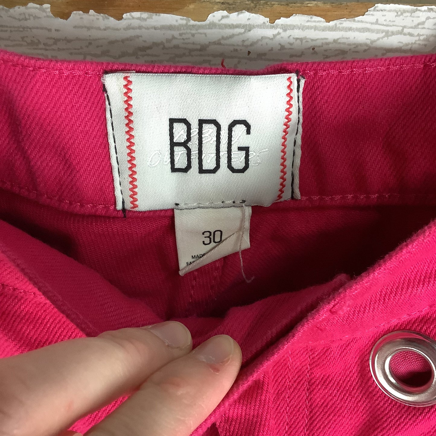 Pants Cargo & Utility By Bdg In Pink Denim, Size: 10 (30)