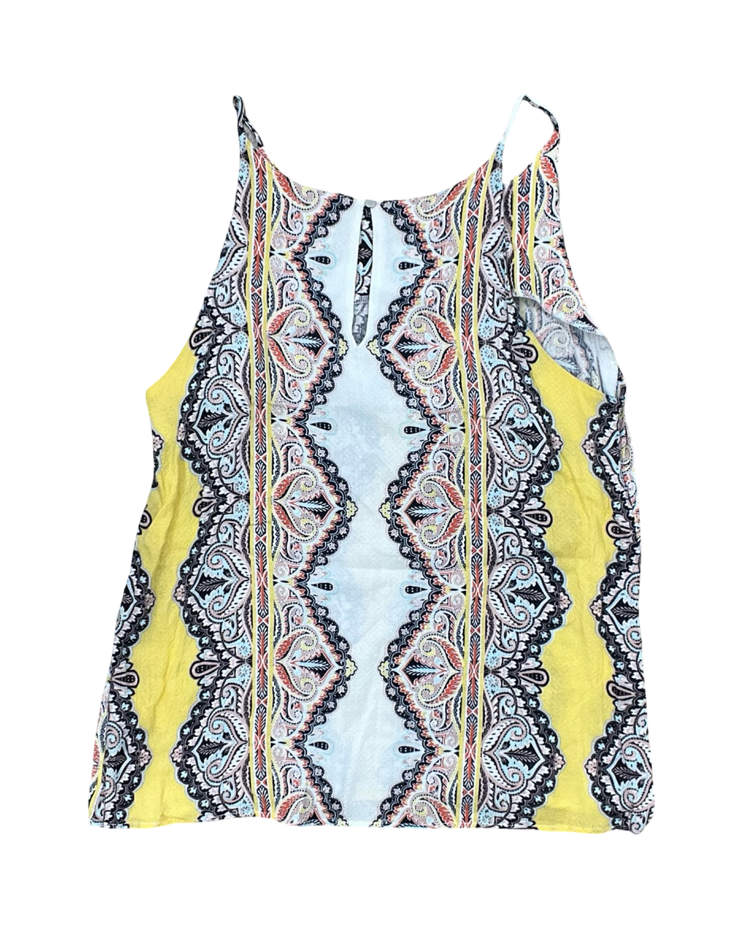 Top Sleeveless By Clothes Mentor In Yellow, Size:L