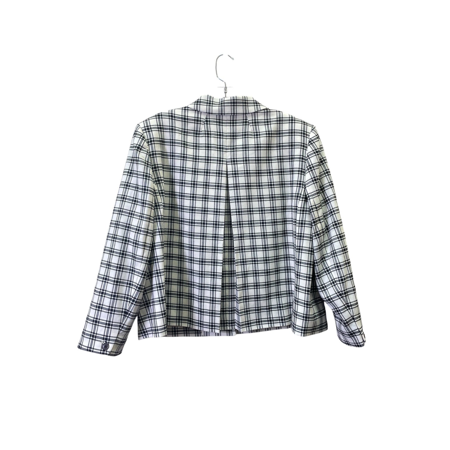 Blazer By J. Crew In Black & Cream, Size:Xl