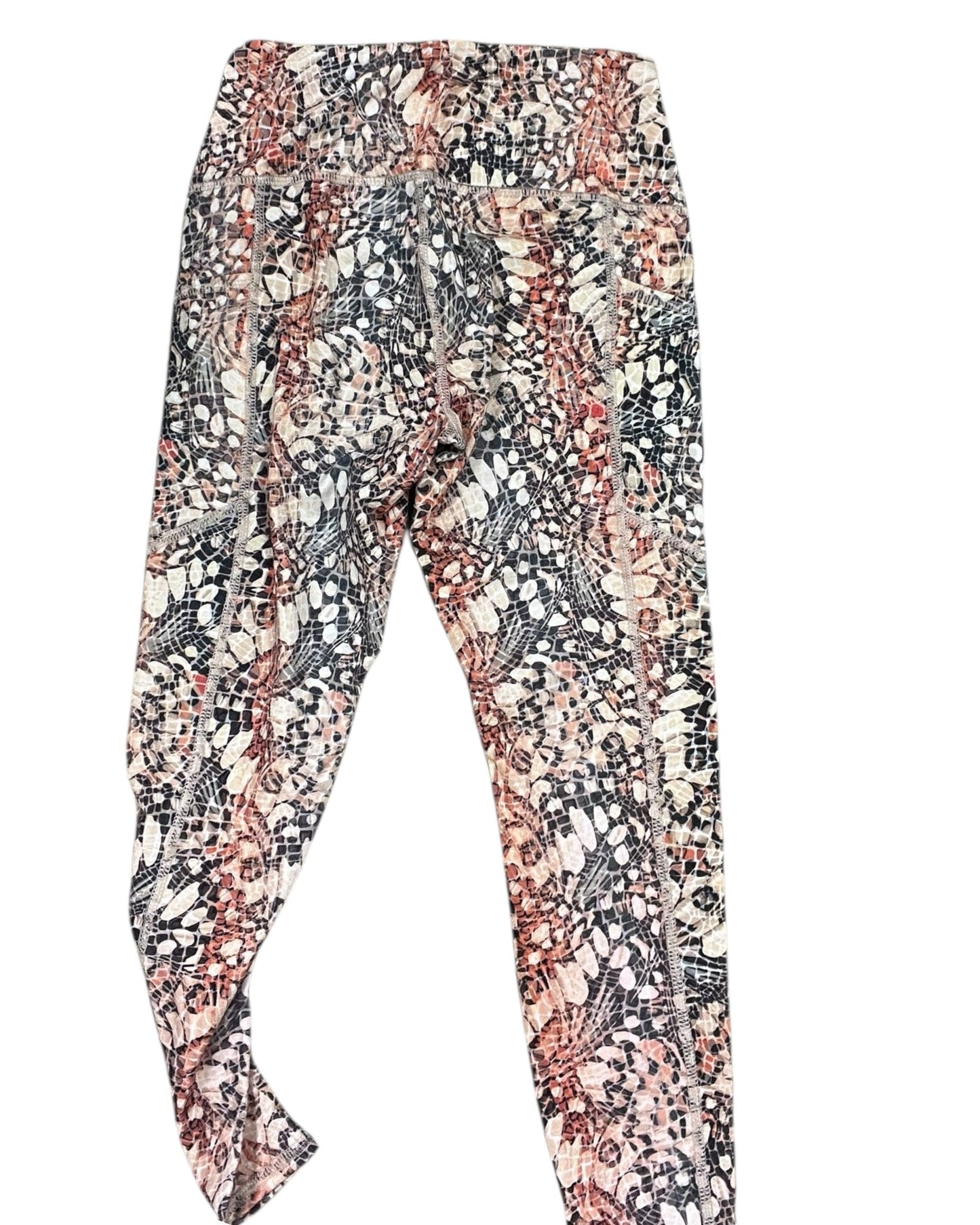 Athletic Leggings By Evolution In Brown, Size:S