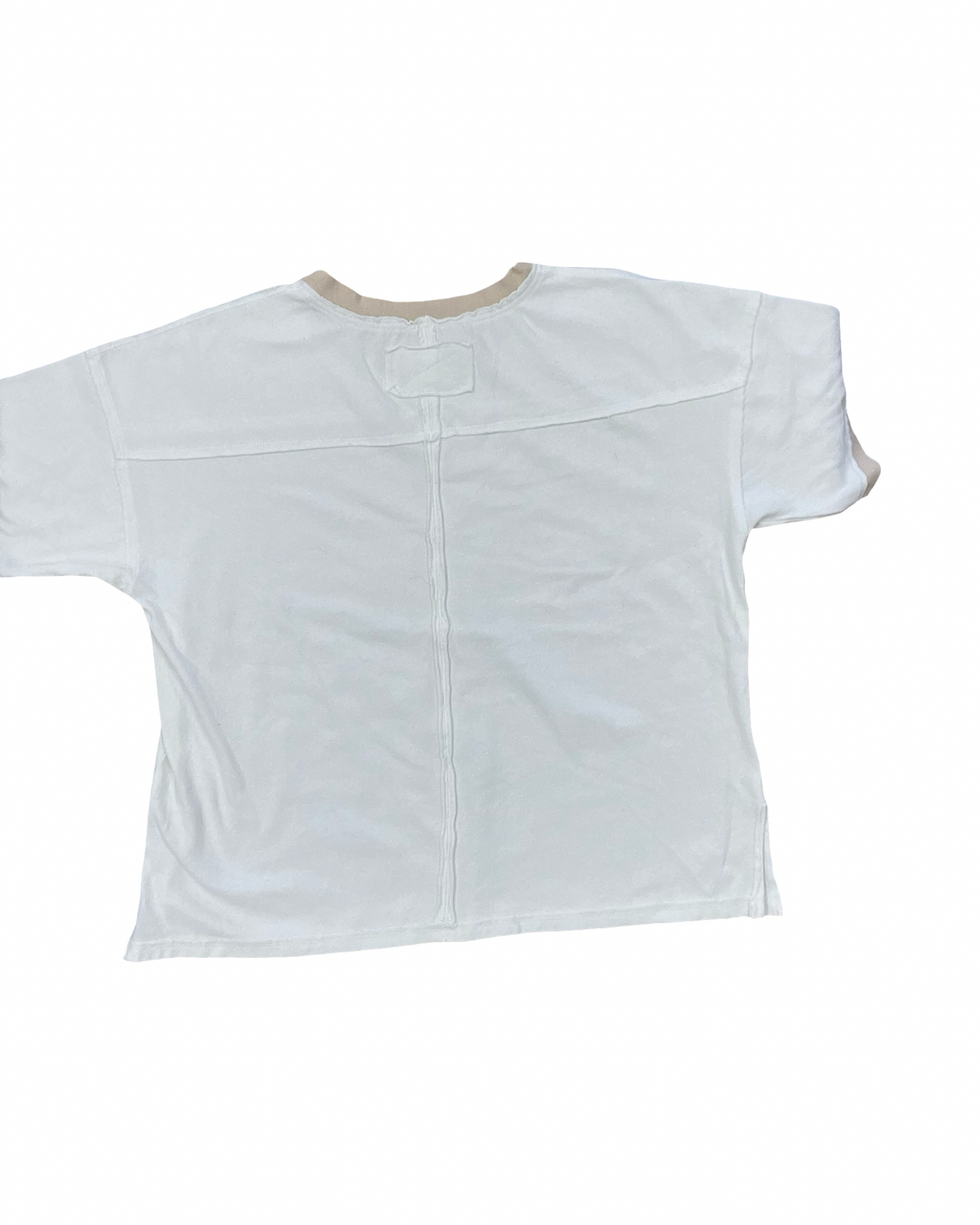 Top Ss By Bke In Cream & Tan, Size:S